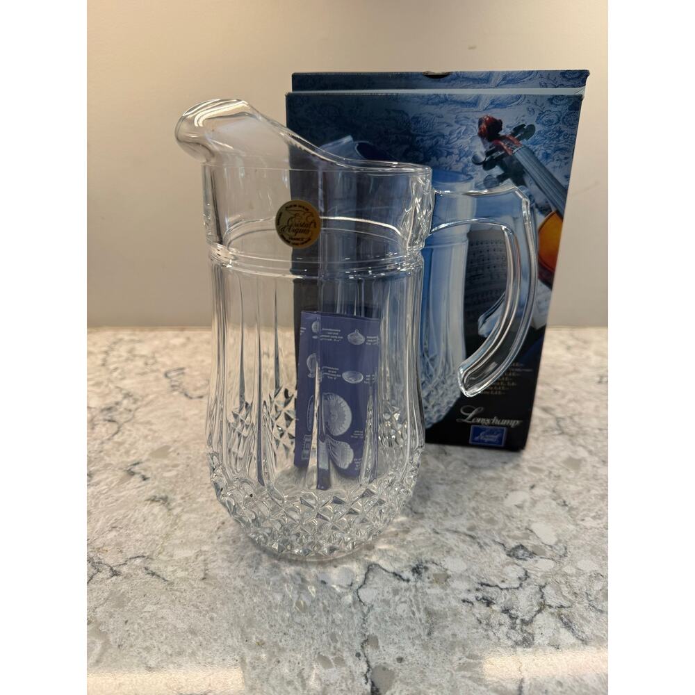 Vintage in Box Vintage Longchamp Crystal Pitcher